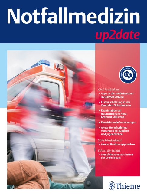 Notfallmedizin up2date abonnieren € 290,00 p.a. (ab 01/2026)