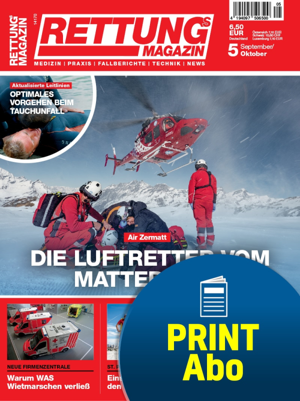 Rettungs-Magazin abonnieren € 35,80 p.a.
