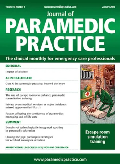 Journal of Paramedic Practice abonnieren € 204,00 p.a.